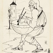 Mann mit Trommel – 1893