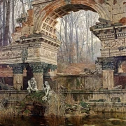 Romerske ruiner ved Schönbrunn - 1892