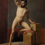 Nøgen mand - 1883