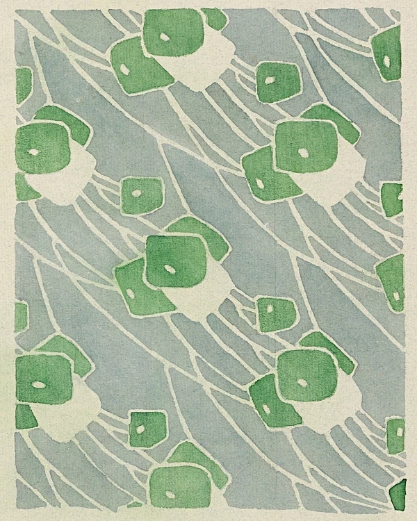 Grøn Geometrisk - 1915