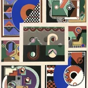 Samling af dekorationer og farver Pl.02 - 1930