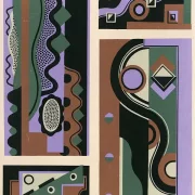 Samling af dekorationer og farver Pl.18 - 1930