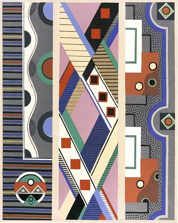 Samling af dekorationer og farver Pl.19 - 1930