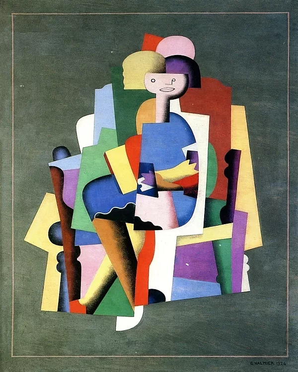 Pige læser - 1924