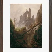 Felsenlandschaft im Elbsandsteingebirge - 1822