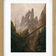 Felsenlandschaft im Elbsandsteingebirge - 1822