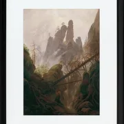 Felsenlandschaft im Elbsandsteingebirge - 1822