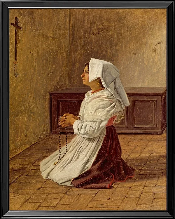 Eine betende Italienerin - 1836