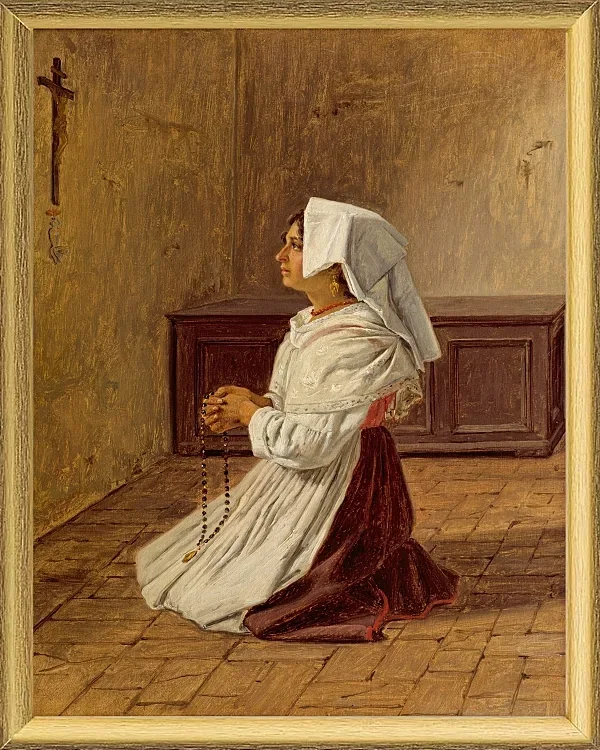 Eine betende Italienerin - 1836