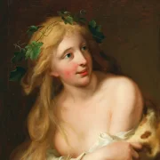 Wilhelm Tischbein – Eine Bacchantin 1784 | Giclée Kunstdruck gerahmt