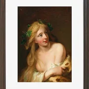 Wilhelm Tischbein – Eine Bacchantin 1784 | Giclée Kunstdruck gerahmt