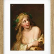Wilhelm Tischbein – Eine Bacchantin 1784 | Giclée Kunstdruck gerahmt