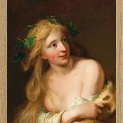 Wilhelm Tischbein – Eine Bacchantin 1784 | Giclée Kunstdruck gerahmt
