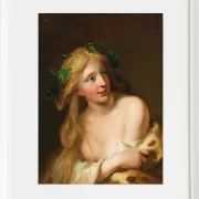 Wilhelm Tischbein – Eine Bacchantin 1784 | Giclée Kunstdruck gerahmt