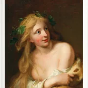 Wilhelm Tischbein – Eine Bacchantin 1784 | Giclée Kunstdruck gerahmt
