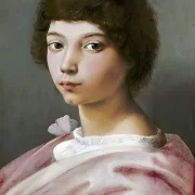 Raffael | Porträt eines jungen Mannes - 1517 | Giclée Kunstdruck gerahmt