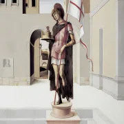 Giovanni Bellini | Der heilige Terentius - 1475 | Giclée Kunstdruck gerahmt