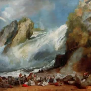William Turner | Rhinfaldene nær Schaffhausen - 1806 | Indrammet kunsttryk | Romantic | formida