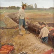 Abfluss Grabende - 1885