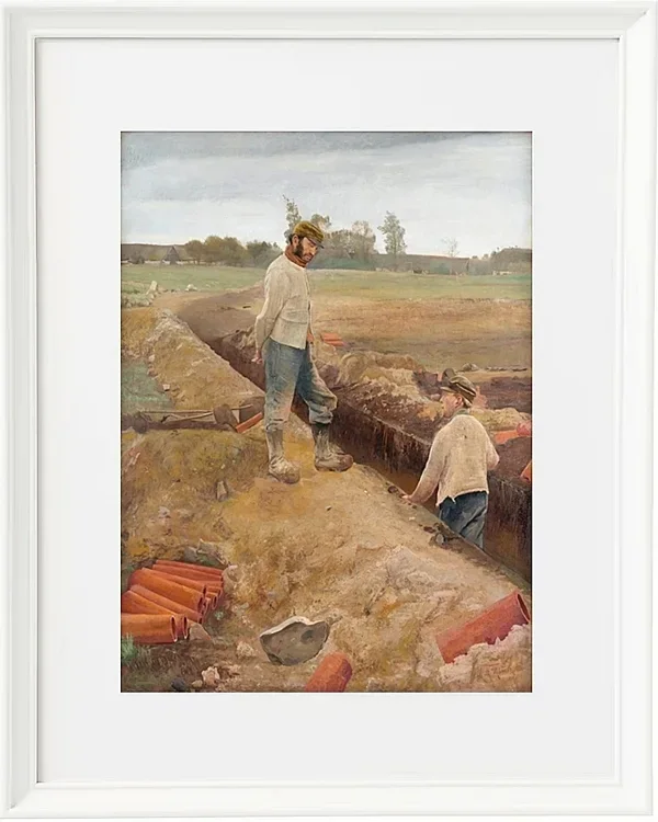 Abfluss Grabende - 1885