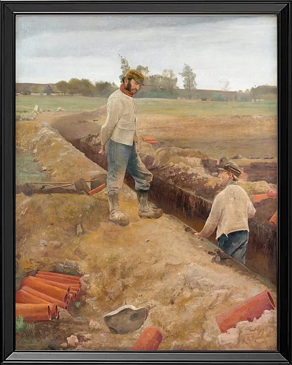 Abfluss Grabende - 1885