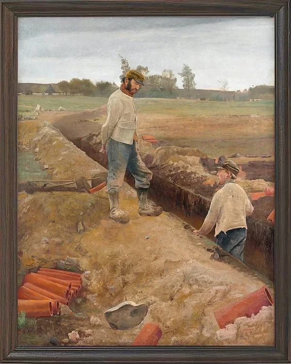 Abfluss Grabende - 1885