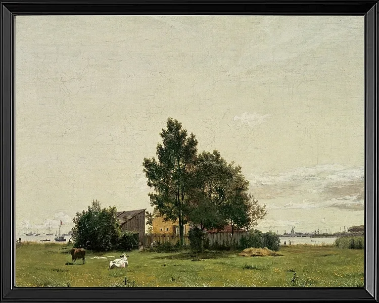 Abschnitt in der Nähe des Kalkofens mit Blick auf Kopenhagen – 1836