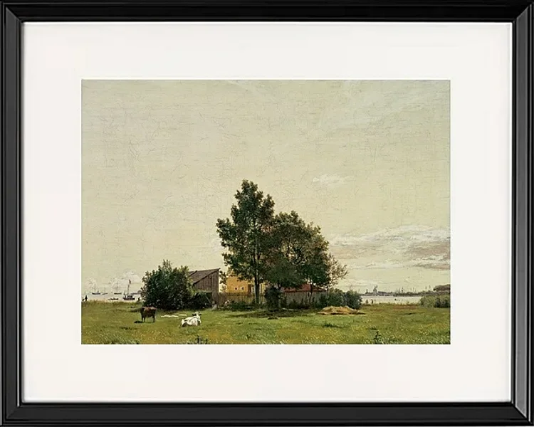 Abschnitt in der Nähe des Kalkofens mit Blick auf Kopenhagen – 1836