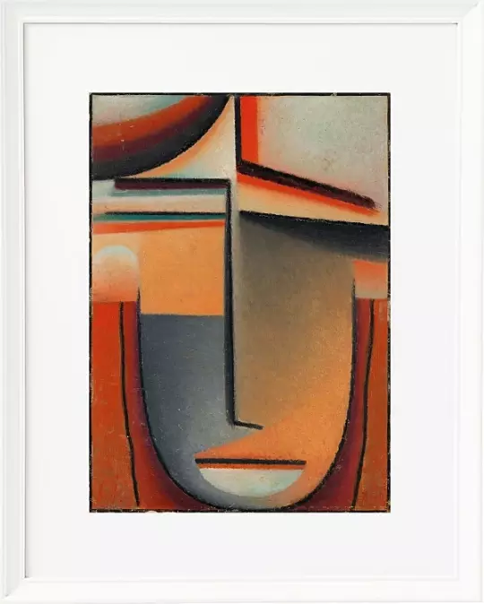 Abstrakter Kopf, tragisch - 1928