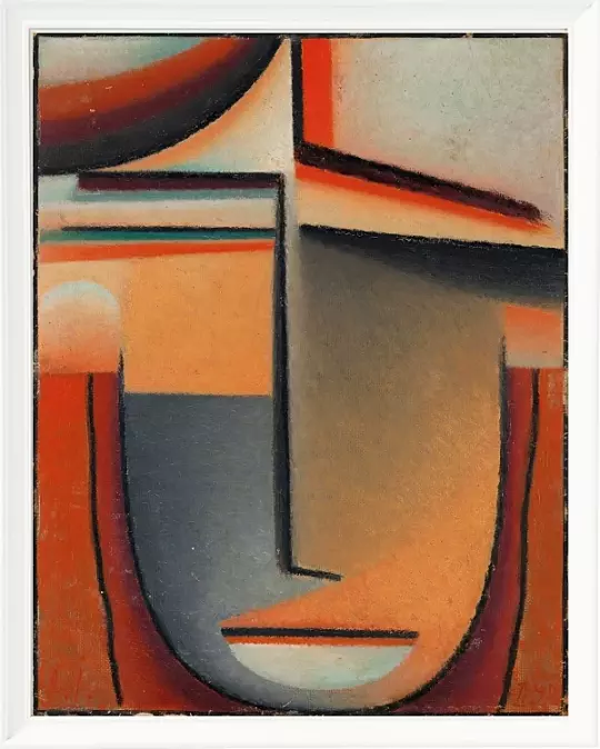 Abstrakter Kopf, tragisch - 1928