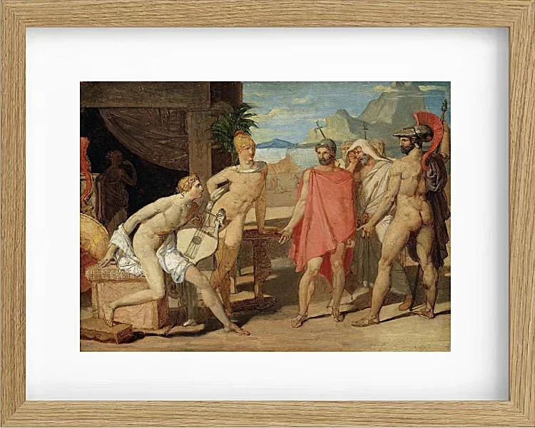 Achilles empfängt in seinem Zelt die Gesandten von Agamemnon – 1801