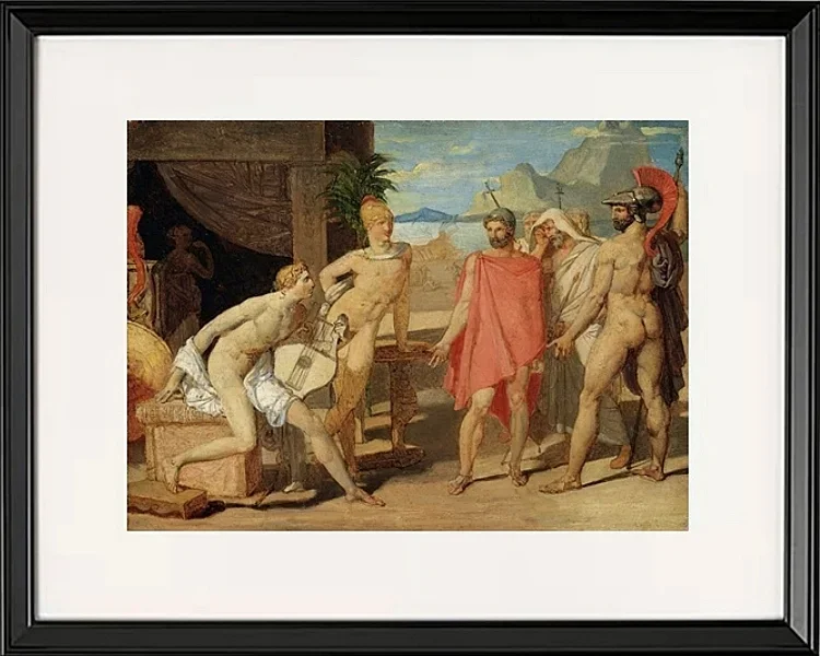 Achilles empfängt in seinem Zelt die Gesandten von Agamemnon – 1801