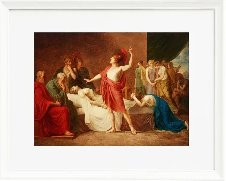 Achilles trauert um den Tod des Patroklos – 1824