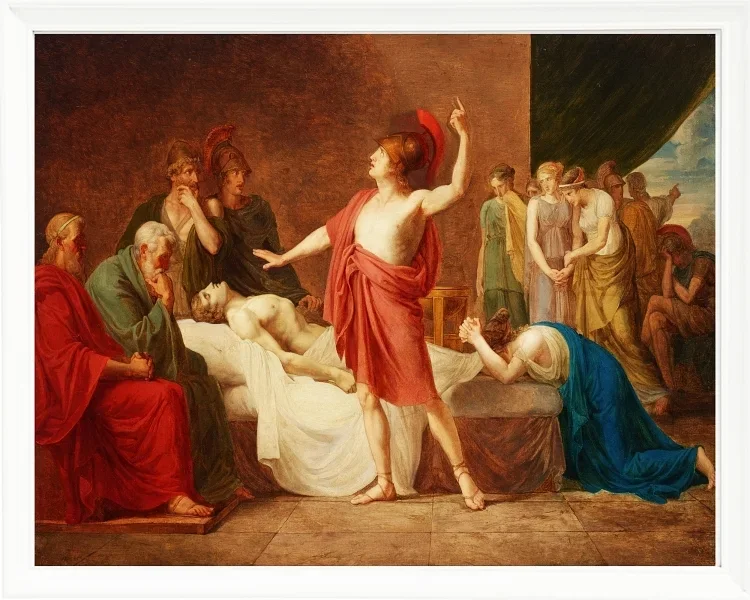 Achilles trauert um den Tod des Patroklos – 1824