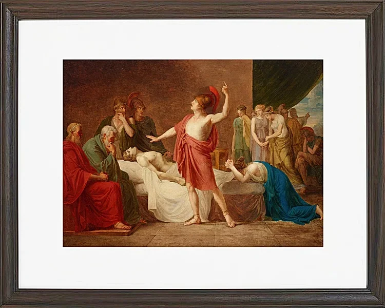 Achilles trauert um den Tod des Patroklos – 1824