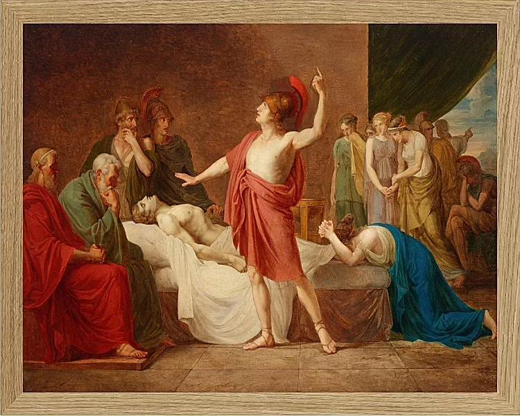 Achilles trauert um den Tod des Patroklos – 1824