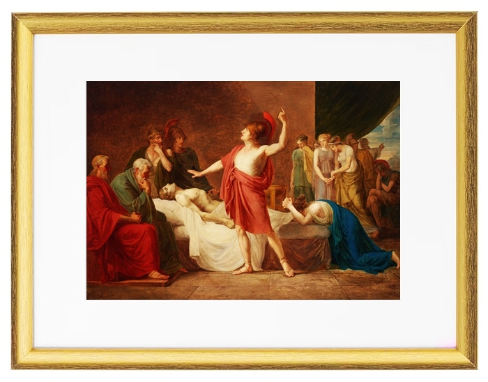 Achilles trauert um den Tod des Patroklos – 1824