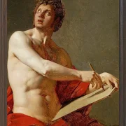 Akademische Studie eines nackten Mannes 1801