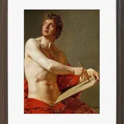 Akademische Studie eines nackten Mannes 1801