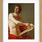 Akademische Studie eines nackten Mannes 1801