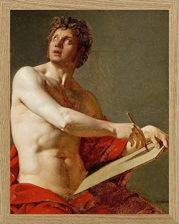 Akademische Studie eines nackten Mannes 1801