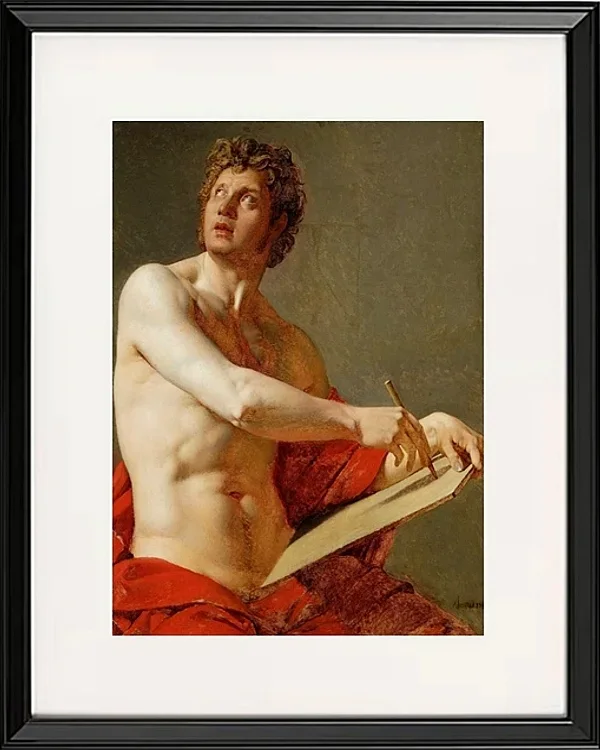 Akademische Studie eines nackten Mannes 1801