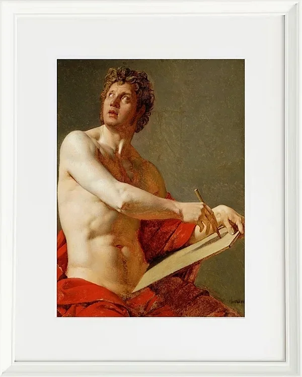 Akademische Studie eines nackten Mannes 1801