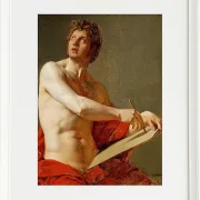 Akademische Studie eines nackten Mannes 1801