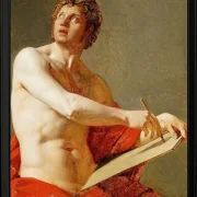 Akademische Studie eines nackten Mannes 1801