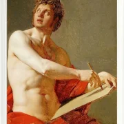 Akademische Studie eines nackten Mannes 1801