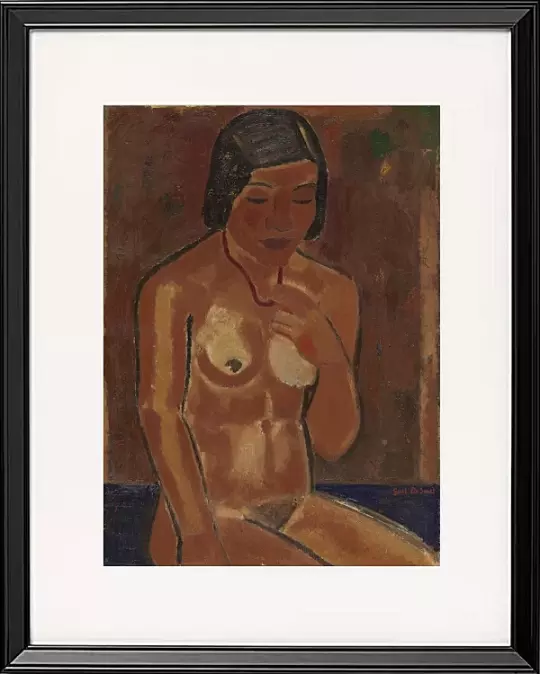 Akt mit Halskette - 1935