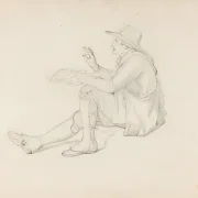 Albert Küchler | Junger Jäger – 1834 | Gerahmter Kunstdruck | Goldenes Zeitalter Dänemark | formida