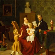 Albert Küchler – Oberst und Frau Paulsen 1838 | Giclée Kunstdruck gerahmt