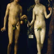 Albrecht Dürer | Adam und Eva - 1507 | Giclée Kunstdruck gerahmt
